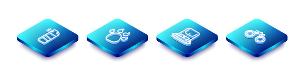 设置等距线胡椒喷雾爪印远足图片下载