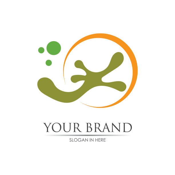 青蛙logo模板设计图片下载