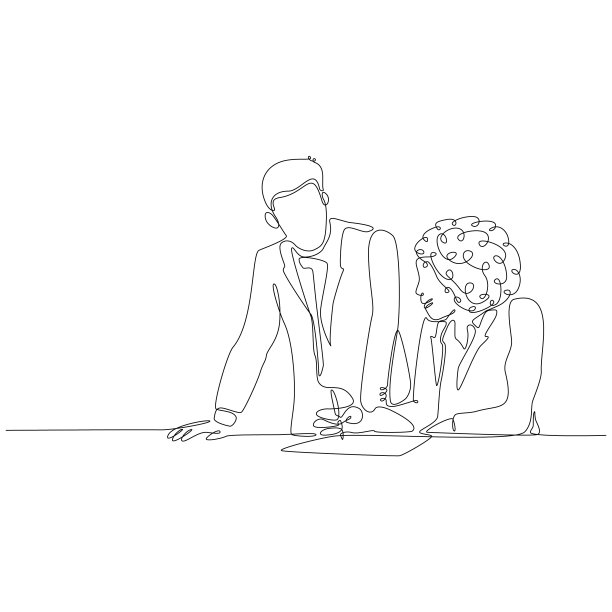 连续线企业家和企业图片下载