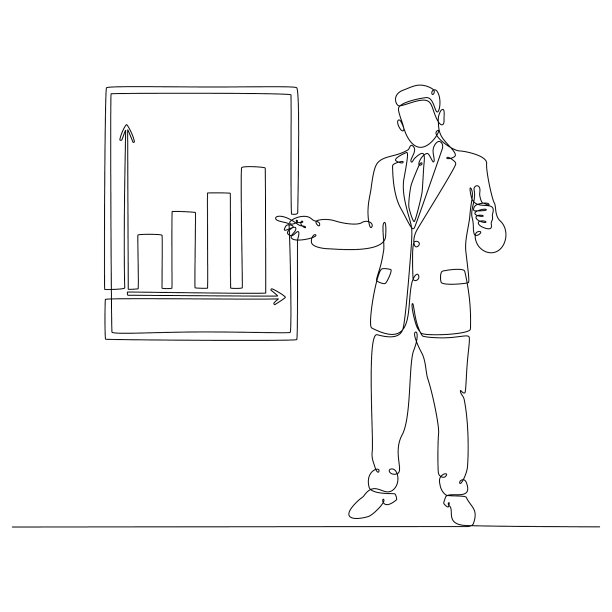 商人连续画线解释图片下载