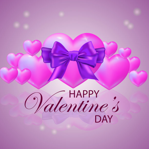 粉红色背景下的心形特写镜头图片下载