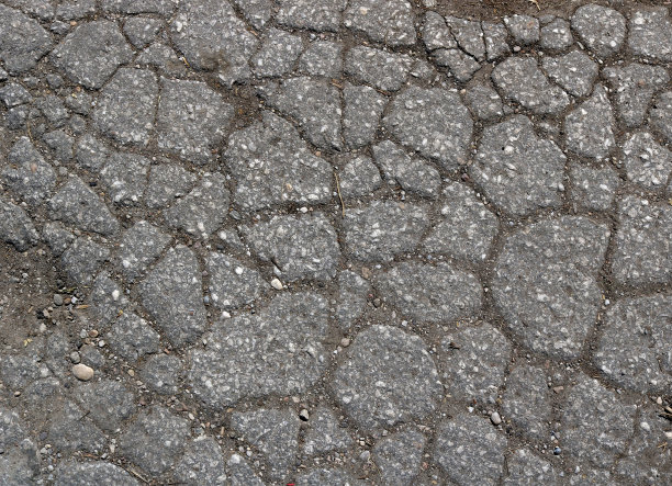 旧裂缝，风化和破碎的水泥地面-粗糙的纹理背景图片下载