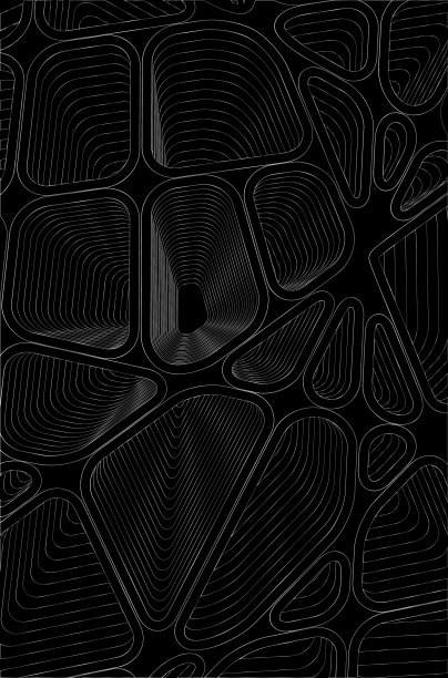 装饰网格深色图案与雕刻圆形图片下载