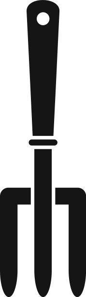 肥料手柄叉图标简单的风格图片下载