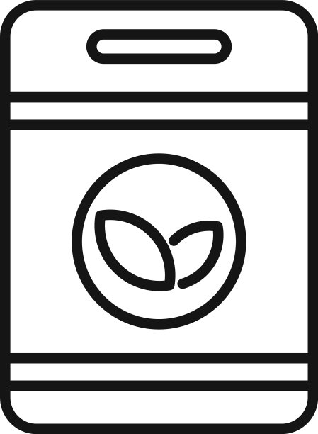 花园肥料包图标轮廓风格图片下载