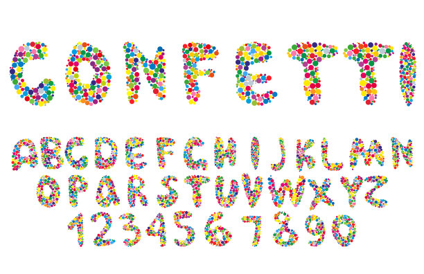 原始风格的手写字母图片下载