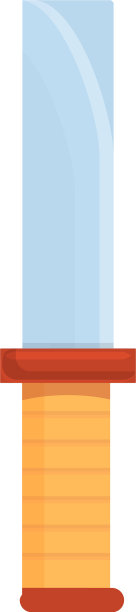 Safari狩猎刀图标卡通风格图片下载