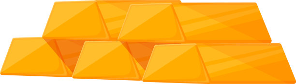 金条安全图标卡通风格图片下载