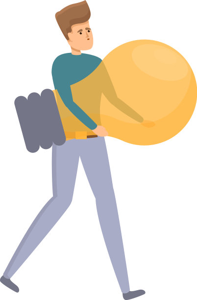 大创意头脑风暴图标卡通风格图片下载