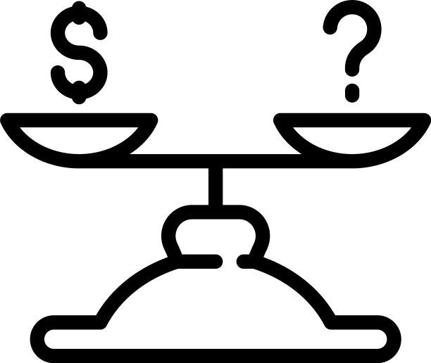 洗衣钱平衡图标大纲风格图片下载