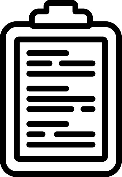 洗衣钱剪贴板图标大纲风格图片下载