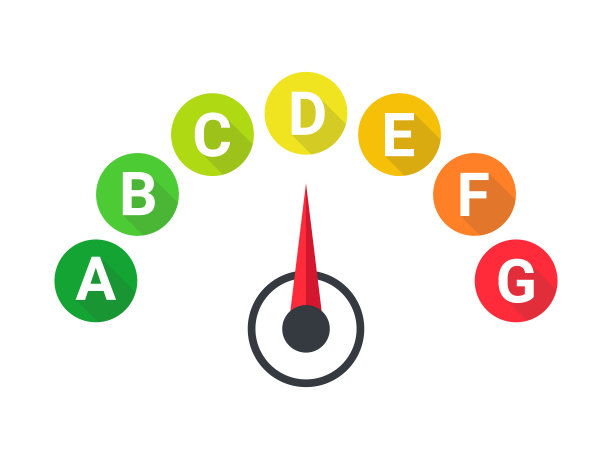 能源效率的图标。能效符号概念。矢量图图片下载