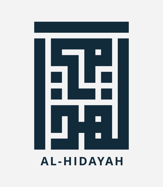Kufi书法写着"Al-Hidayah"图片下载