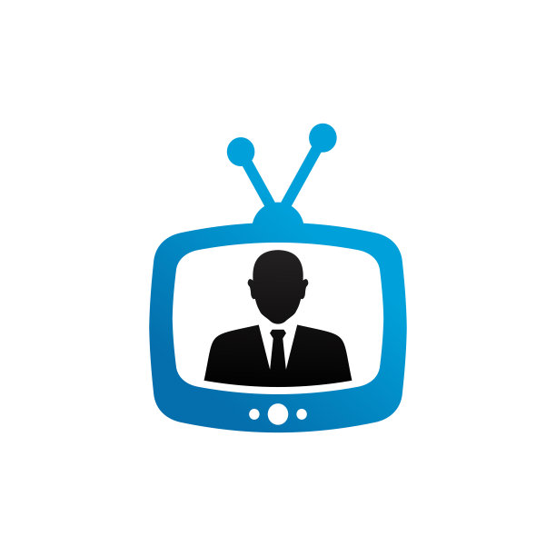 新闻主播标识模板设计矢量，标志，设计概念，创意符号，图标图片下载