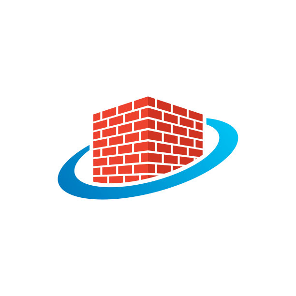 现代砖标志模板设计图片下载