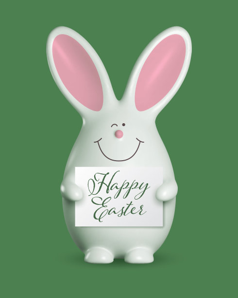 向量插图的复活节兔子图片下载