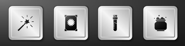 把魔棒放在古老的魔法书瓶子里图片下载