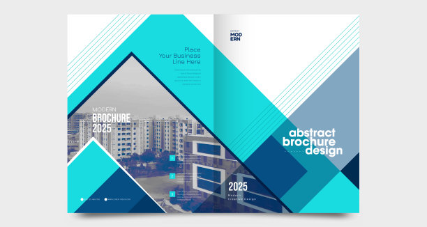 现代商业宣传册设计图片下载