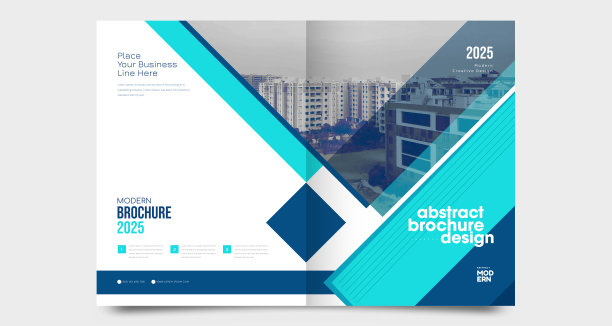 现代商业宣传册设计图片下载