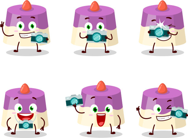 摄影师专业用蛋糕表情符号图片下载