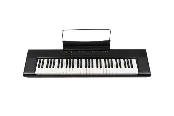 黑色数码钢琴隔离在白色背景图片下载