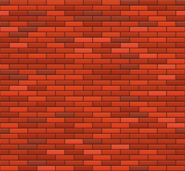 老红砖墙无缝花纹图片下载
