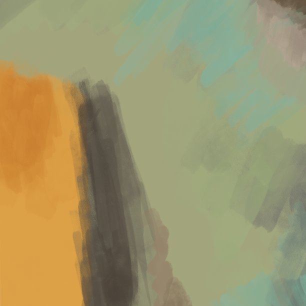 抽象的画纹理。黄色和绿色。复古的背景。复古的数字图片下载