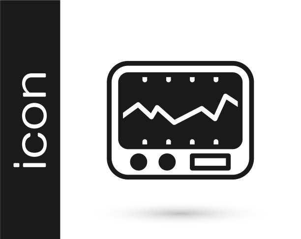 黑色电测量仪表图标图片下载