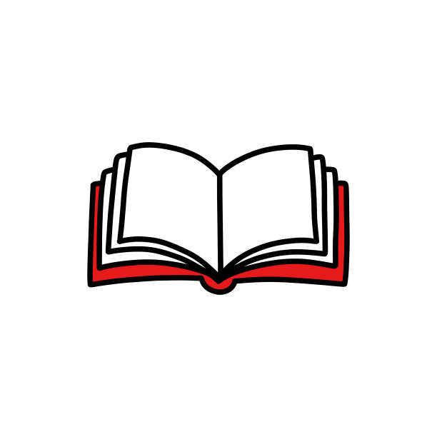 书涂鸦图标彩色线图片下载