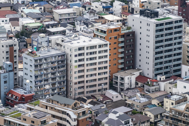东京鸟瞰图图片下载