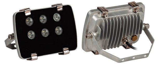 户外防水LED面板隔离白色背景图片下载