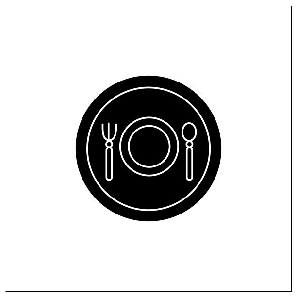 餐厅标志字形图标图片下载