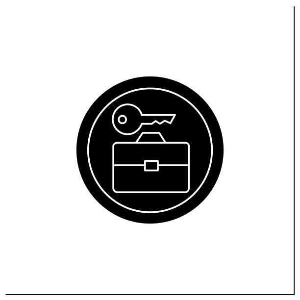 行李寄存柜符号字形图标图片下载