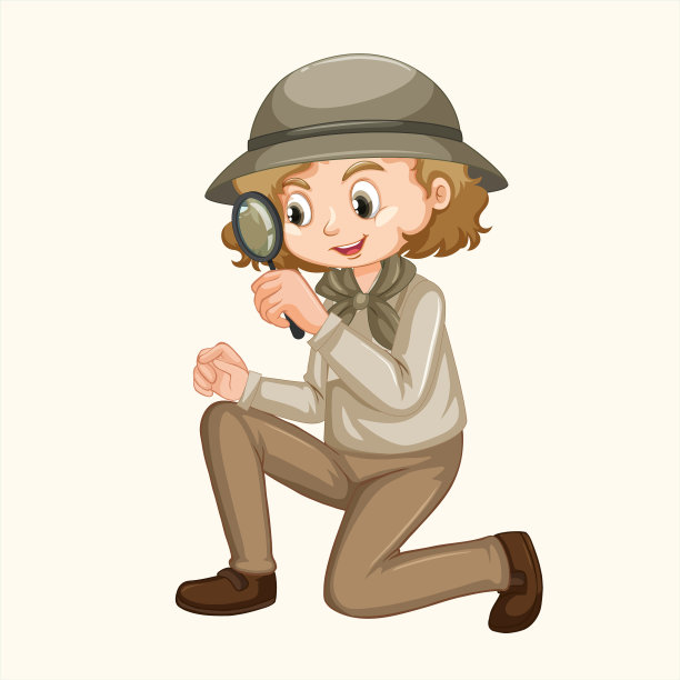 可爱女孩游猎装图片下载