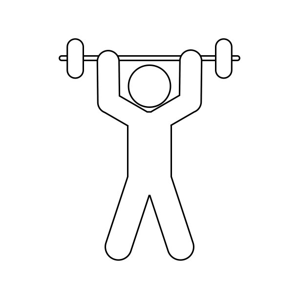 男人做运动是人们积极生活方式的标志图片下载