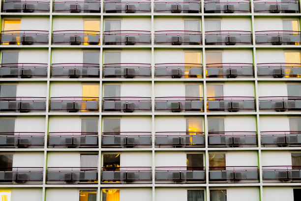 比利时一家酒店的正面图片下载