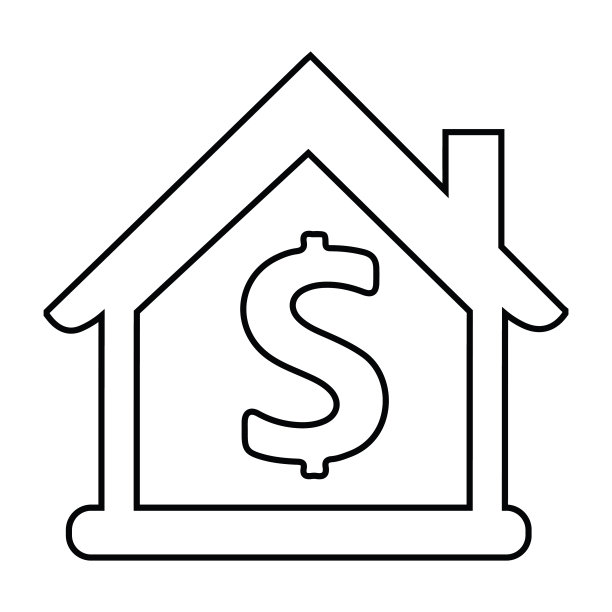 抵押、房屋、贷款图标图片下载