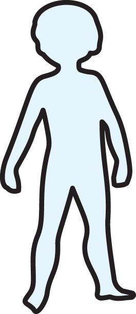 玻璃纤维无面幼儿人体模型矢量颜色图标设计，零售商店设备符号，超市固定装置标识，杂货店供应库存插图，儿童站立假人概念，图片下载