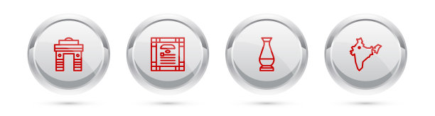 在德里宪法日设线印度门图片下载