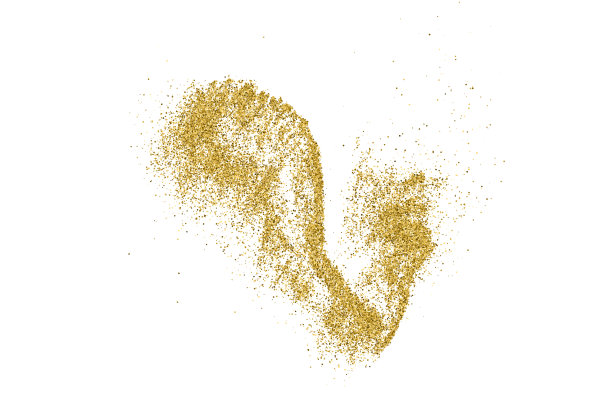 黄金闪闪发光的纹理图片下载