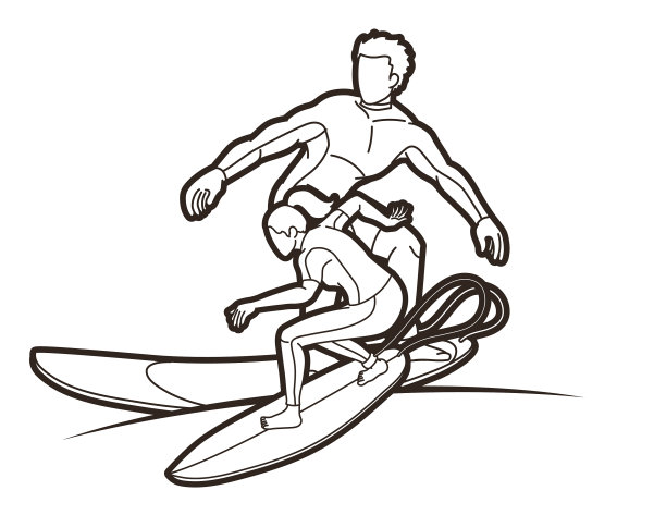 冲浪行动组冲浪运动图片下载