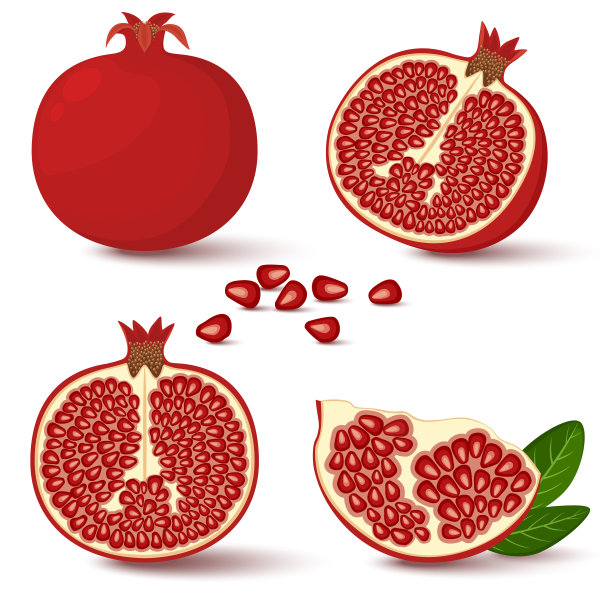 石榴，石榴石全半图片下载