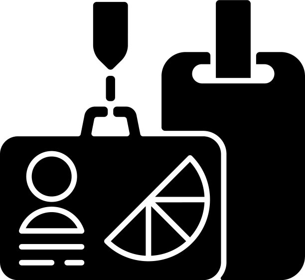 品牌会议和会议id徽章黑色图片下载