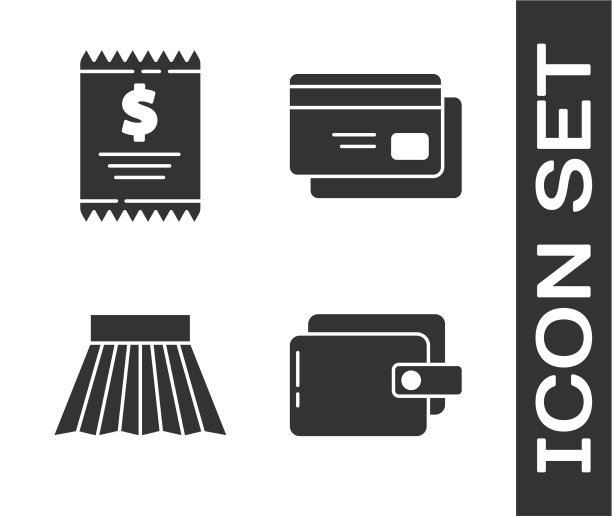 集钱包支票和财务支票裙图片下载