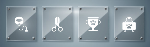 设置宠物急救箱奖剪刀发型师图片下载