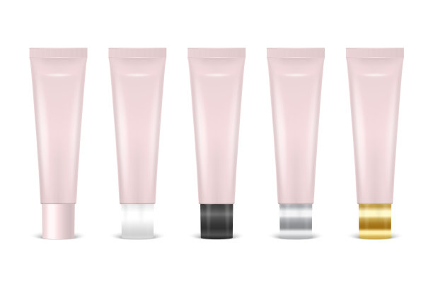 3d现实塑料金属粉红色唇膏图片下载