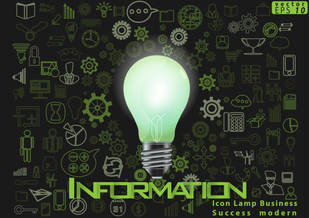 插画业务。设计创意和概念思维。为了成功，计划，思考，搜索，分析，沟通，未来的想法，创新的技术现代。图片下载