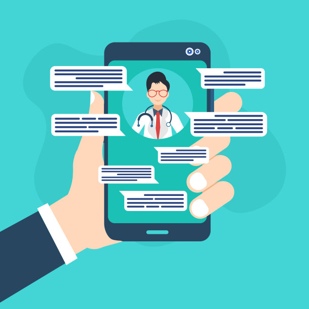 远程医疗医生通过智能手机查看医疗检查手握图片下载