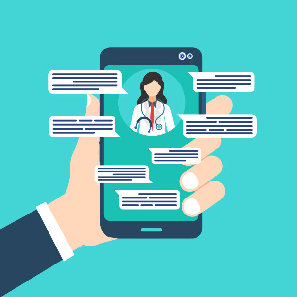 远程医疗医生通过智能手机查看医疗检查手握图片下载