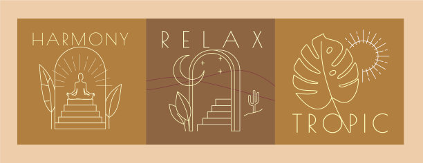 标志线放松热带自然大门拱门图片下载